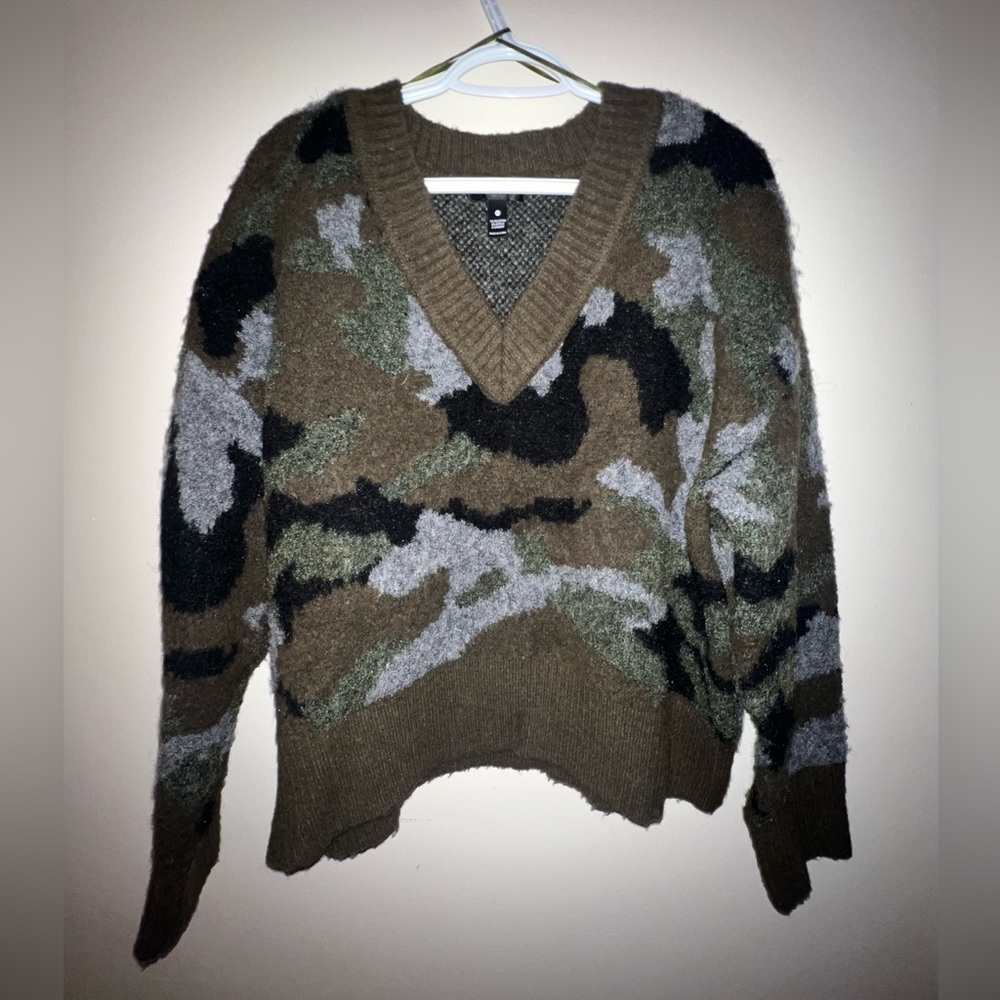 Aqua v neck sweater